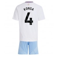 Maglia Calcio Aston Villa Ezri Konsa #4 Seconda Divisa Bambino 2024-25 Manica Corta (+ pantaloncini)